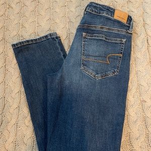 American Eagle straight stretch jeans